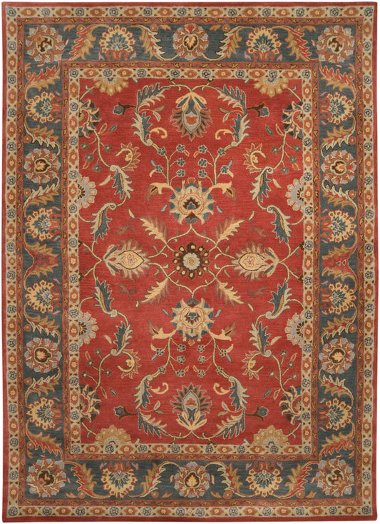 Nobility Rust Hand-Tufted Rug