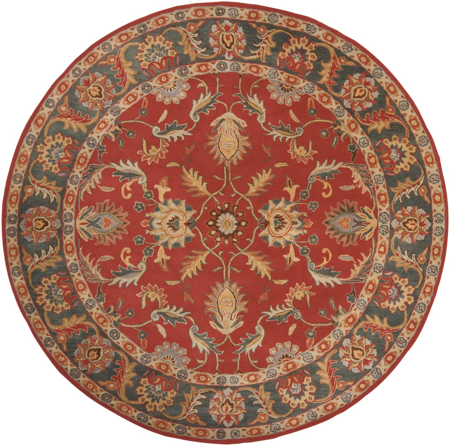 Nobility Rust Hand-Tufted Rug