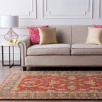Nobility Rust Hand-Tufted Rug