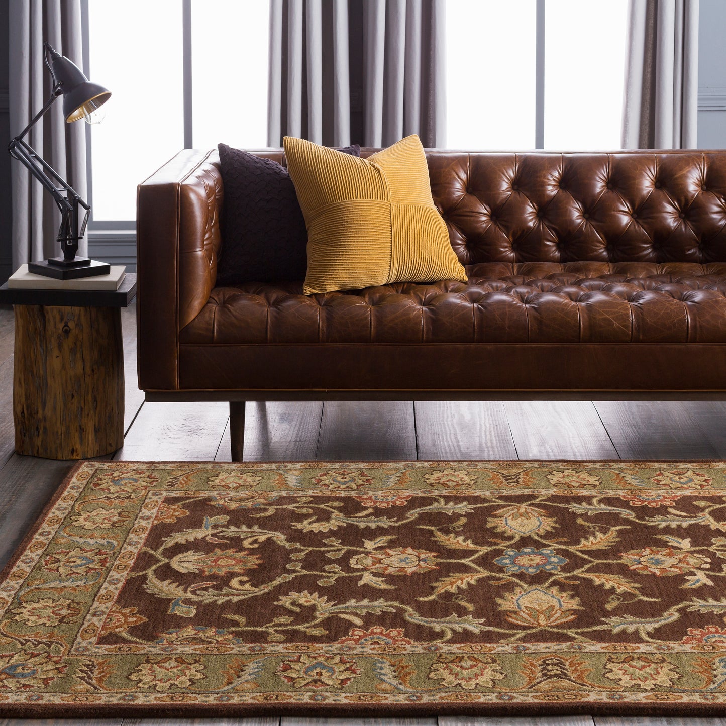 Nobility Truffle Hand-Tufted Rug