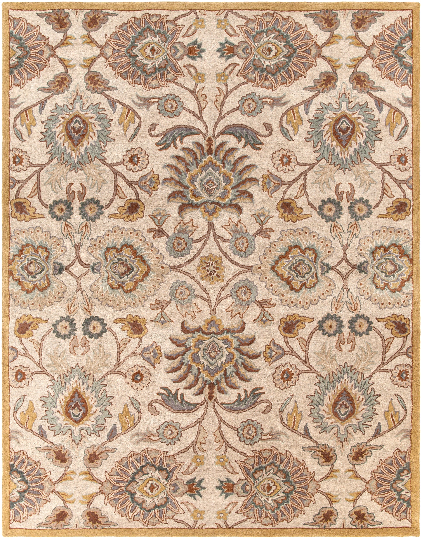 Mediterranean Fawn Hand-Tufted Rug