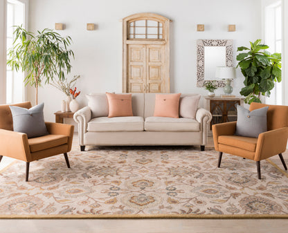 Mediterranean Fawn Hand-Tufted Rug