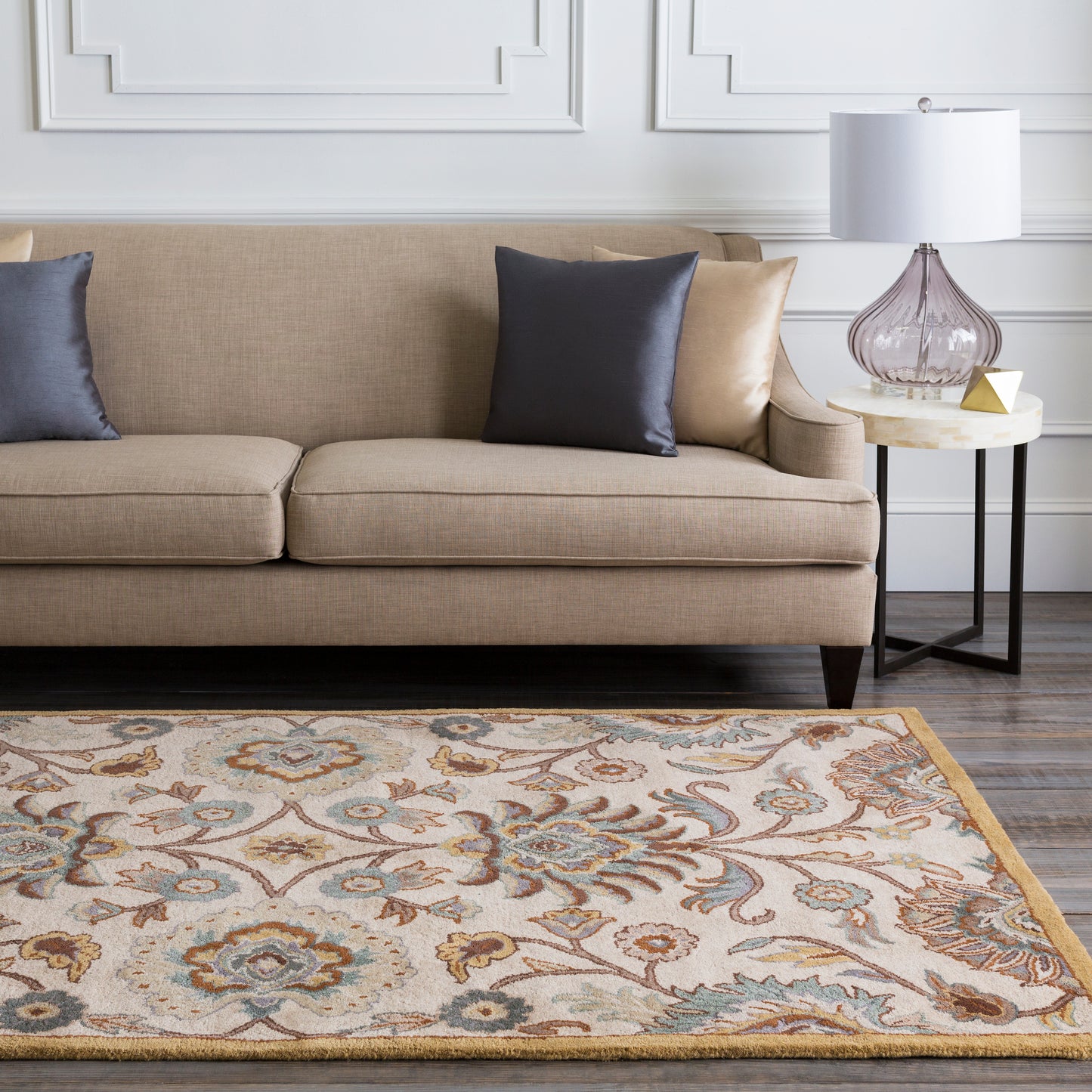 Mediterranean Fawn Hand-Tufted Rug