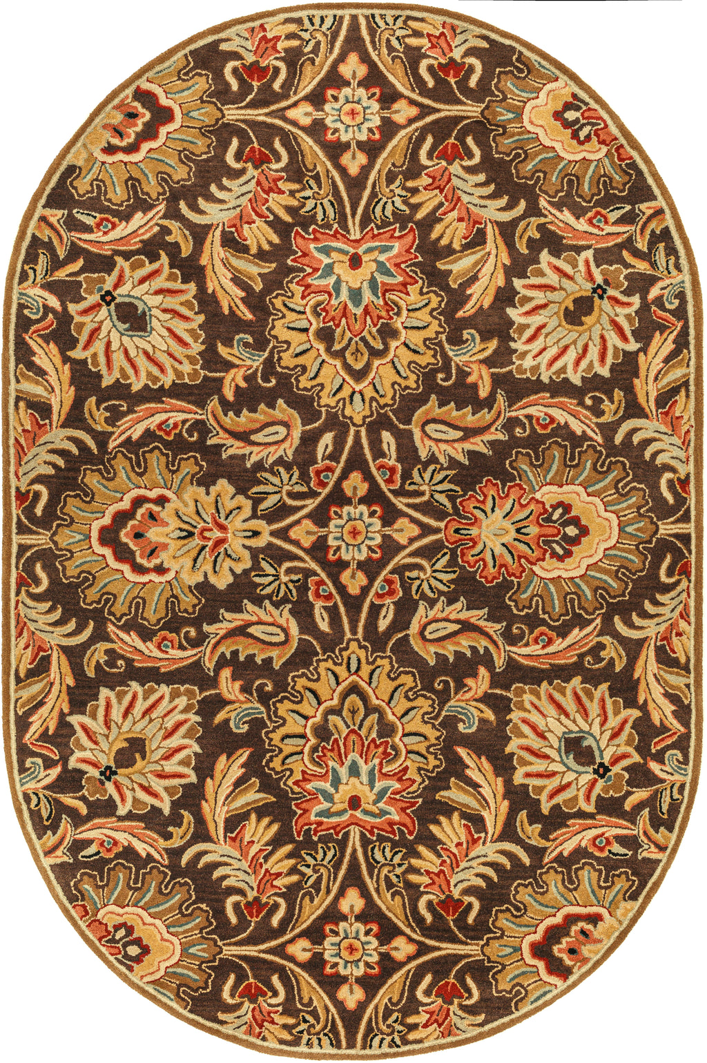 Veneti Mahogany Hand-Tufted Rug
