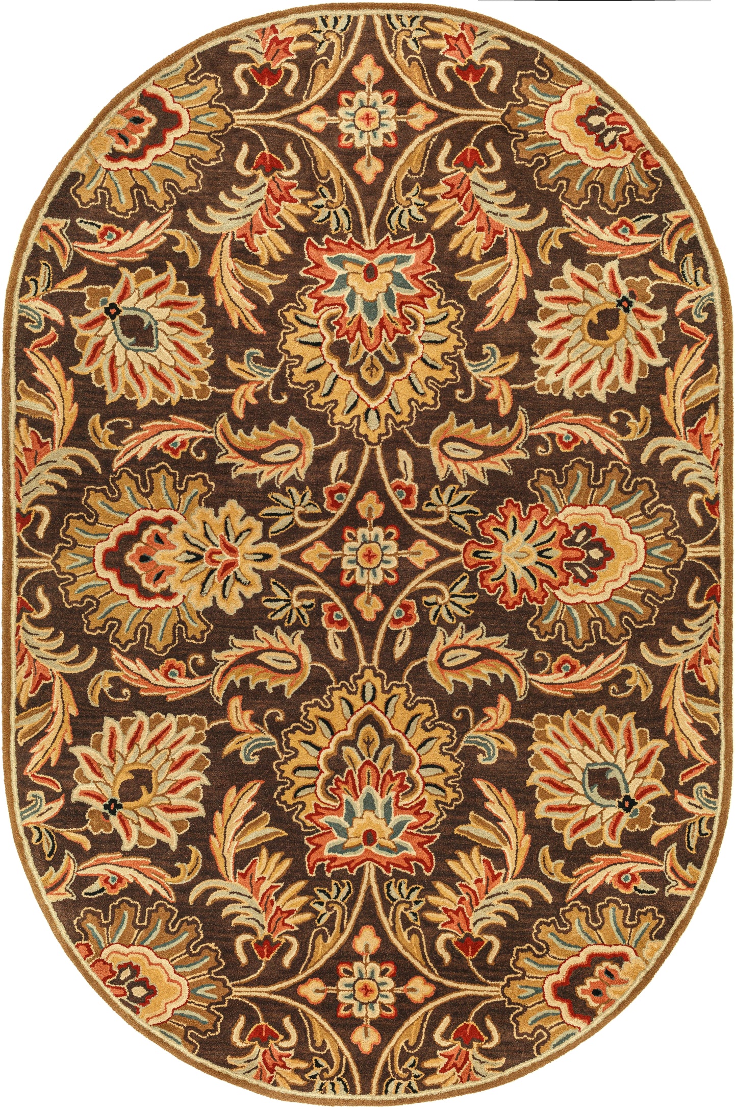 Veneti Mahogany Hand-Tufted Rug