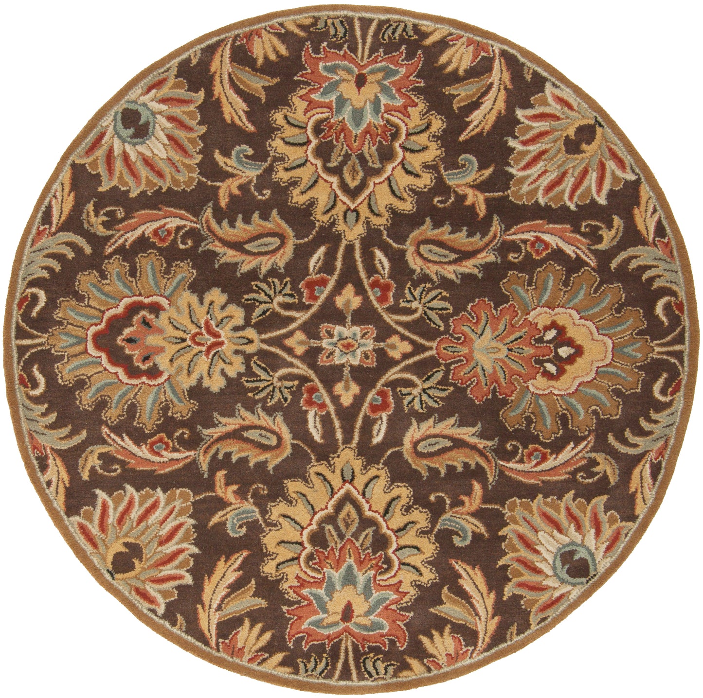 Veneti Mahogany Hand-Tufted Rug