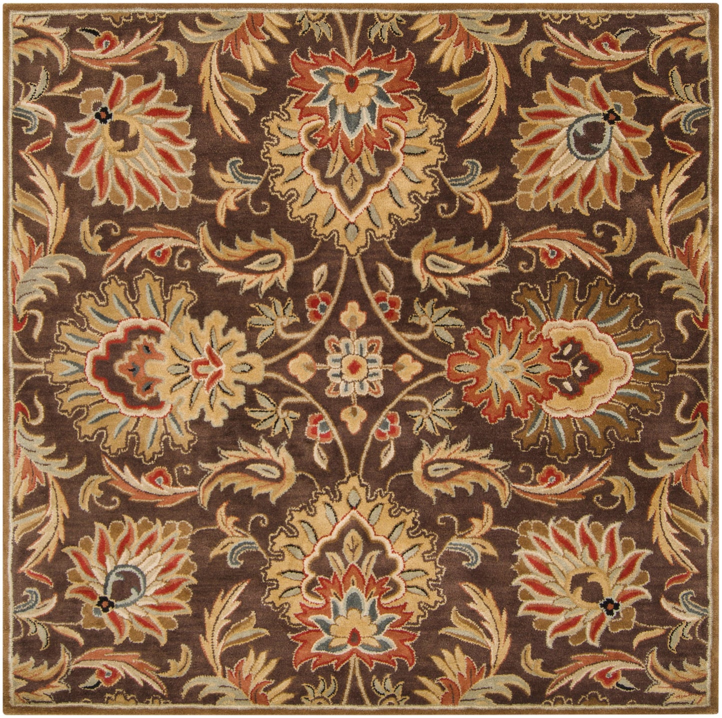 Veneti Mahogany Hand-Tufted Rug