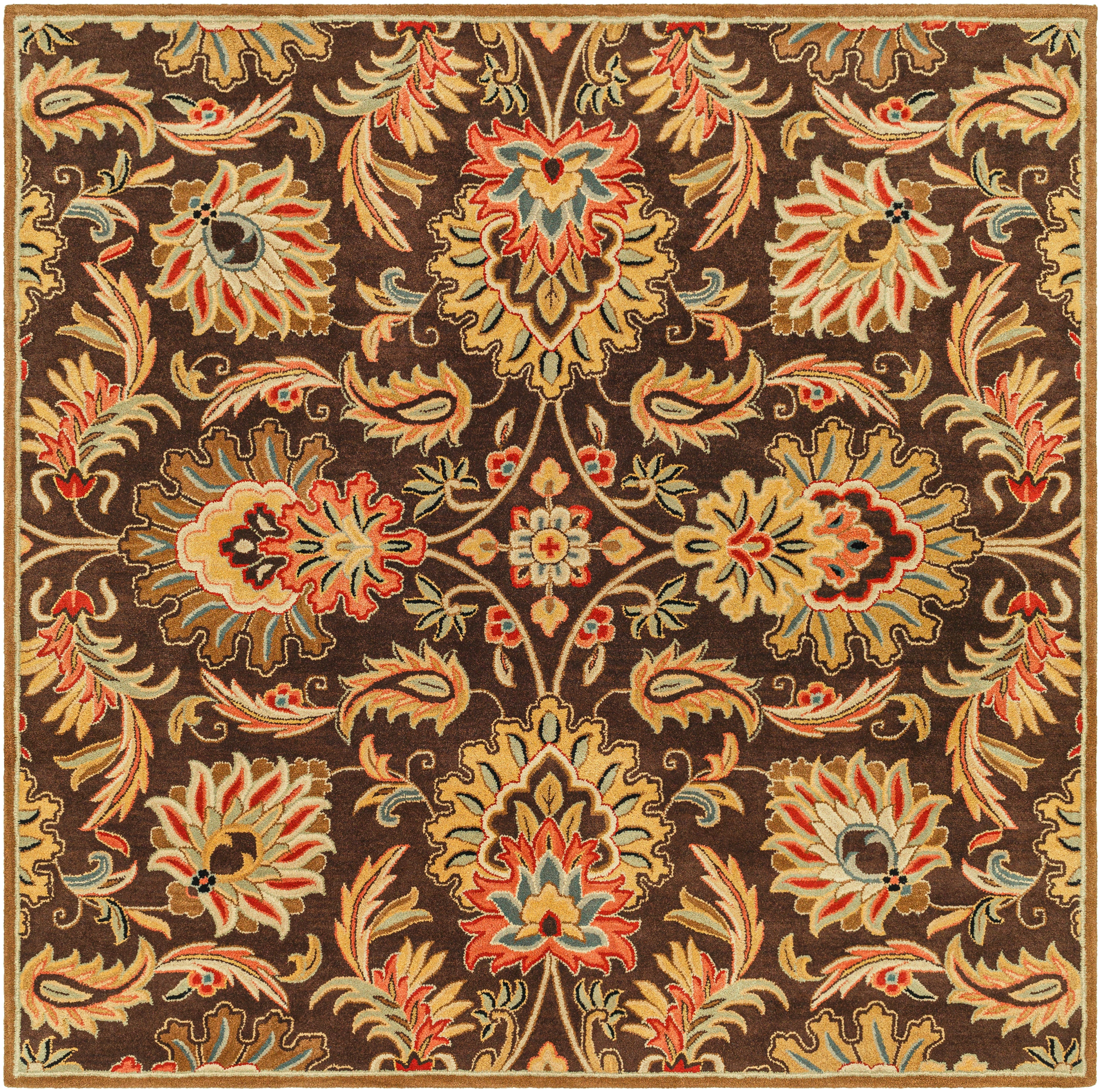 Veneti Mahogany Hand-Tufted Rug