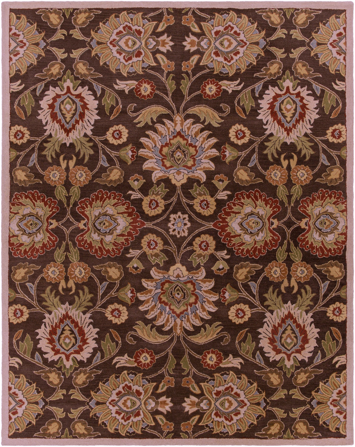 Mediterranean Umber Hand-Tufted Rug