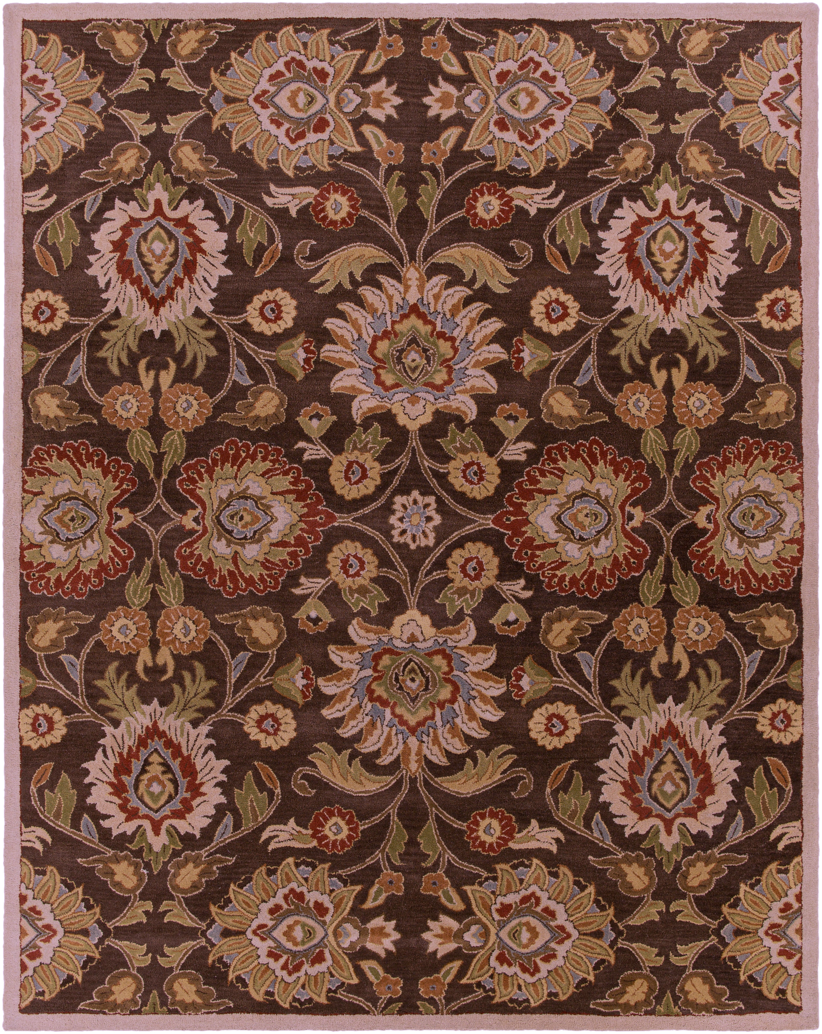 Mediterranean Umber Hand-Tufted Rug