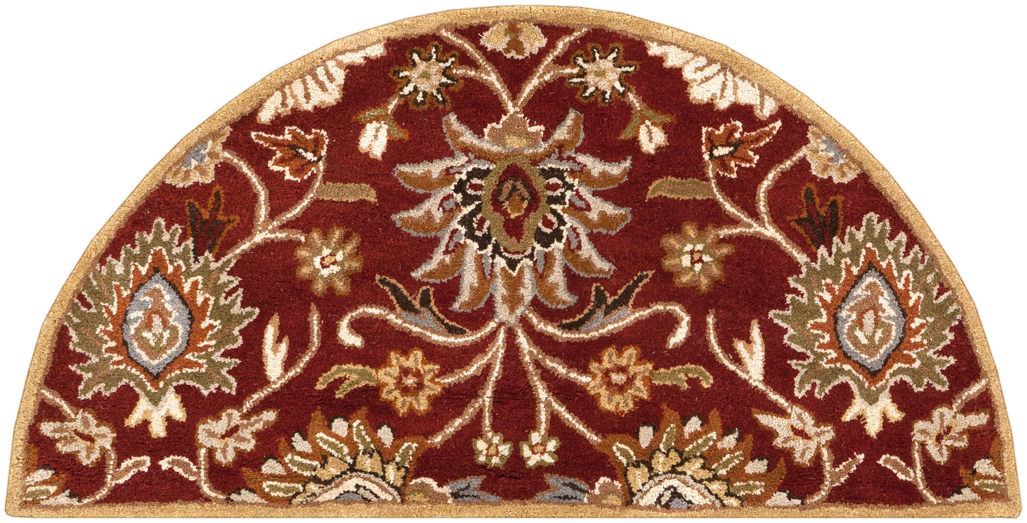 Mediterranean Vermilion Hand-Tufted Rug