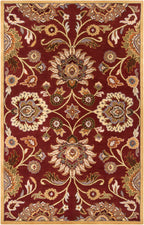 Mediterranean Vermilion Hand-Tufted Rug