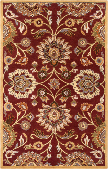 Mediterranean Vermilion Hand-Tufted Rug