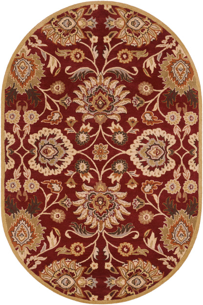 Mediterranean Vermilion Hand-Tufted Rug