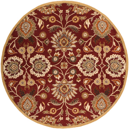 Mediterranean Vermilion Hand-Tufted Rug