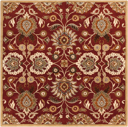 Mediterranean Vermilion Hand-Tufted Rug