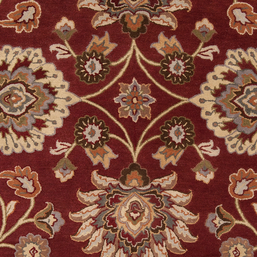 Mediterranean Vermilion Hand-Tufted Rug