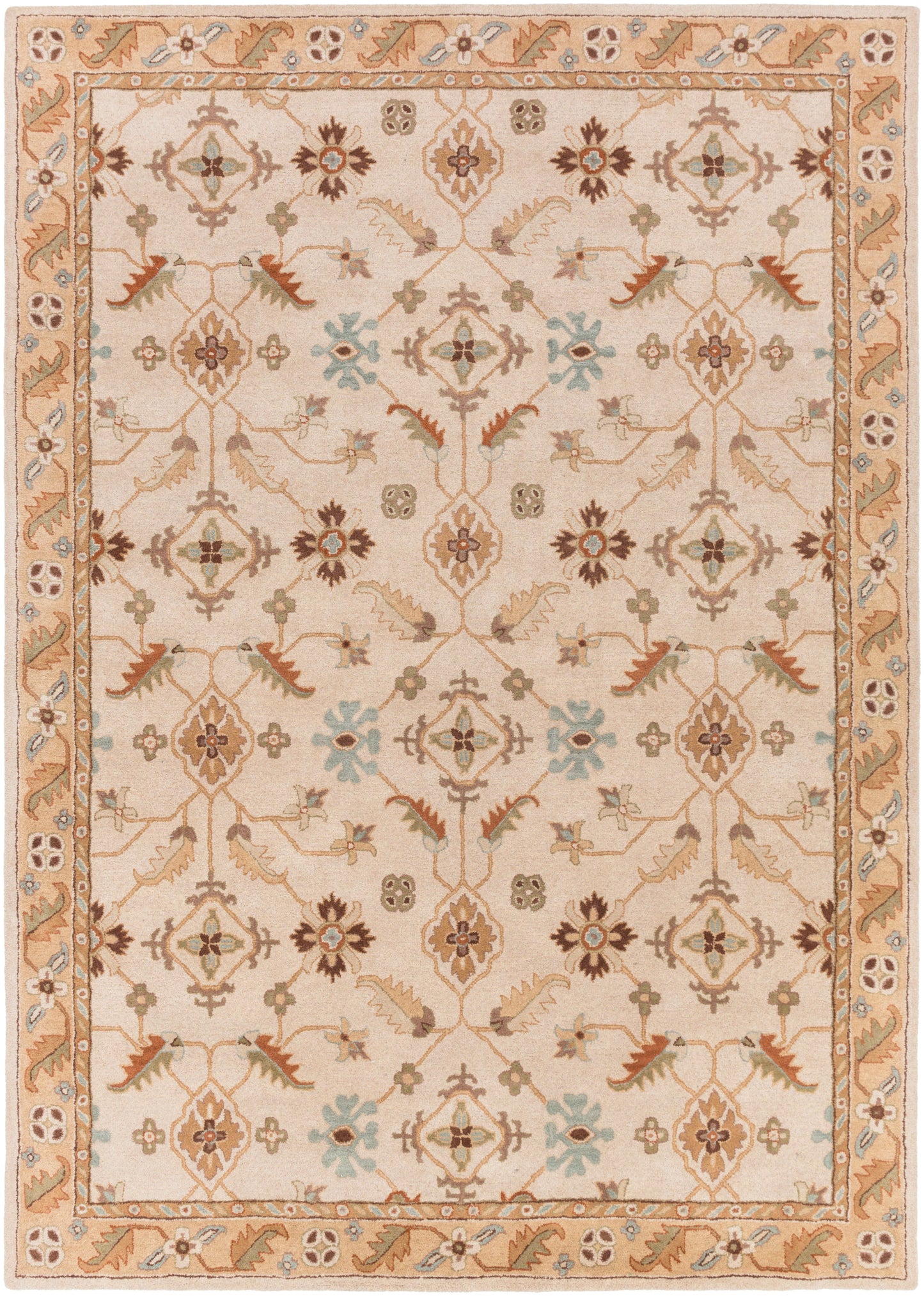 Carthage Beige Hand-Tufted Rug