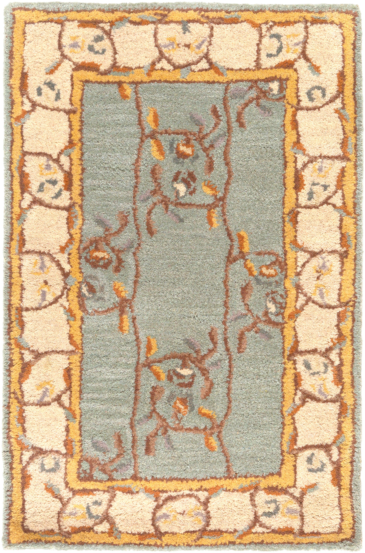 Corinth Azure Hand-Tufted Rug