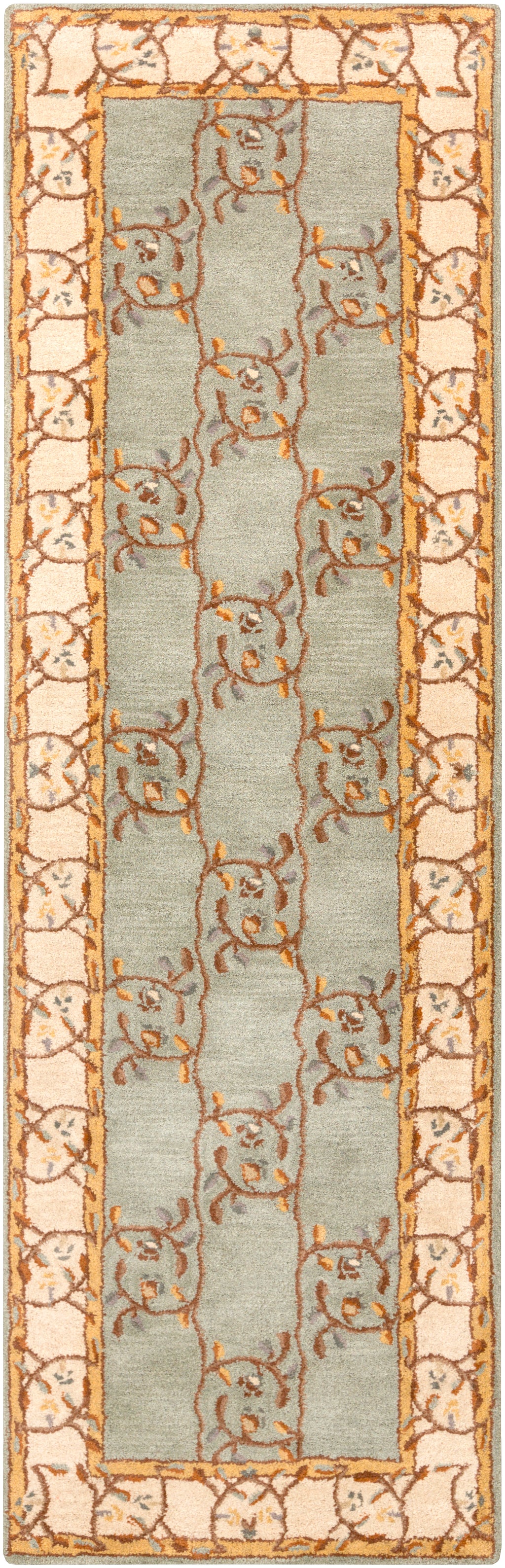 Corinth Azure Hand-Tufted Rug