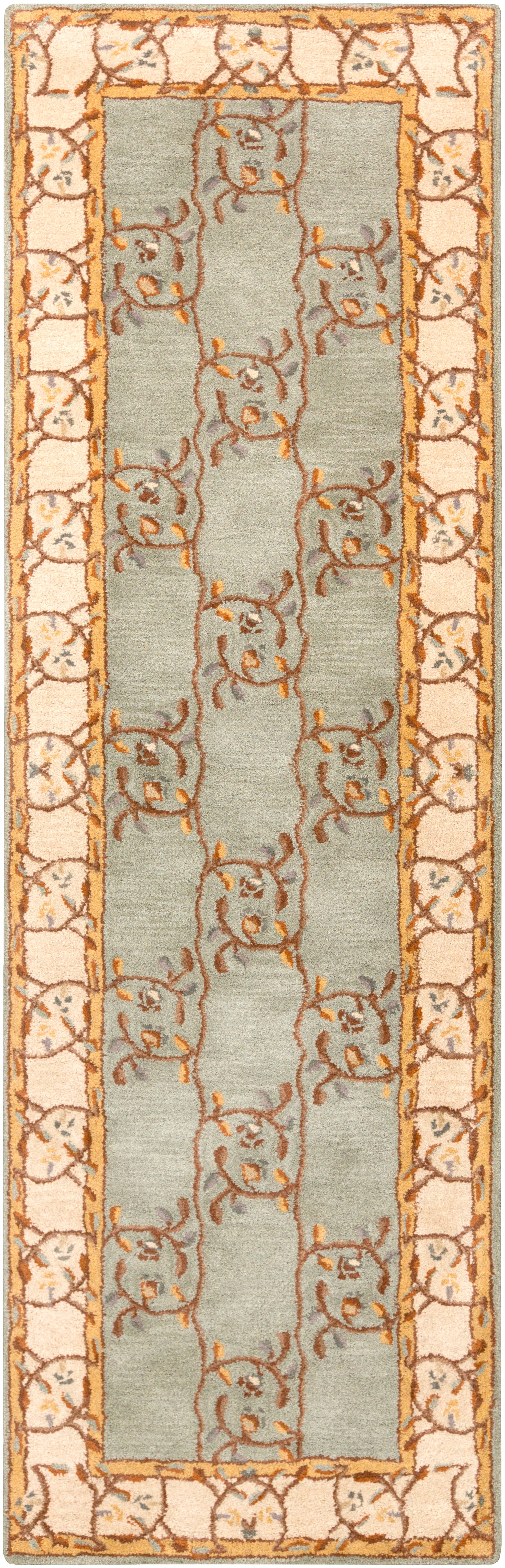 Corinth Azure Hand-Tufted Rug