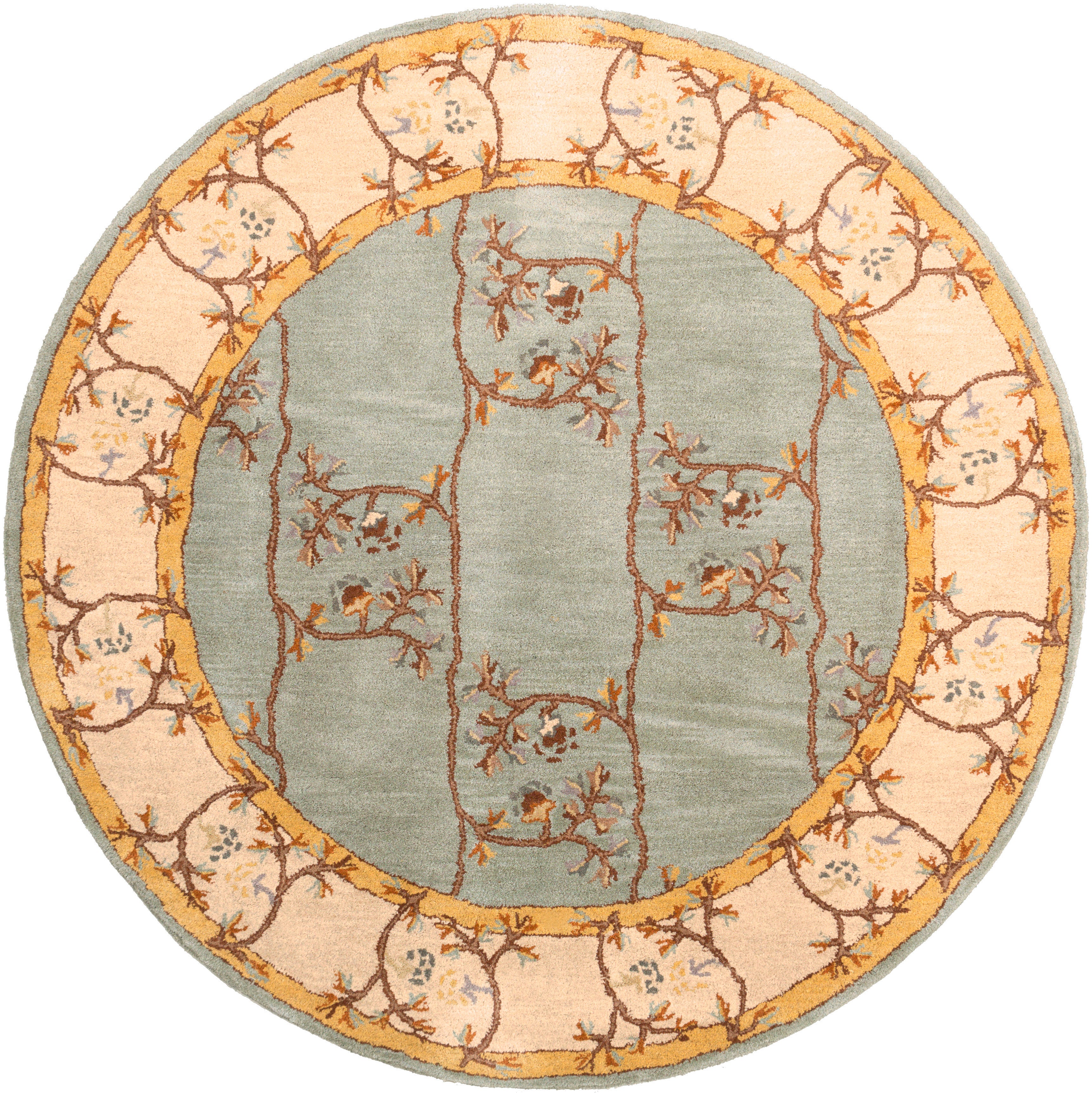 Corinth Azure Hand-Tufted Rug