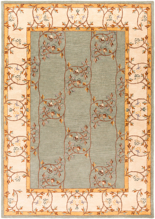 Corinth Azure Hand-Tufted Rug