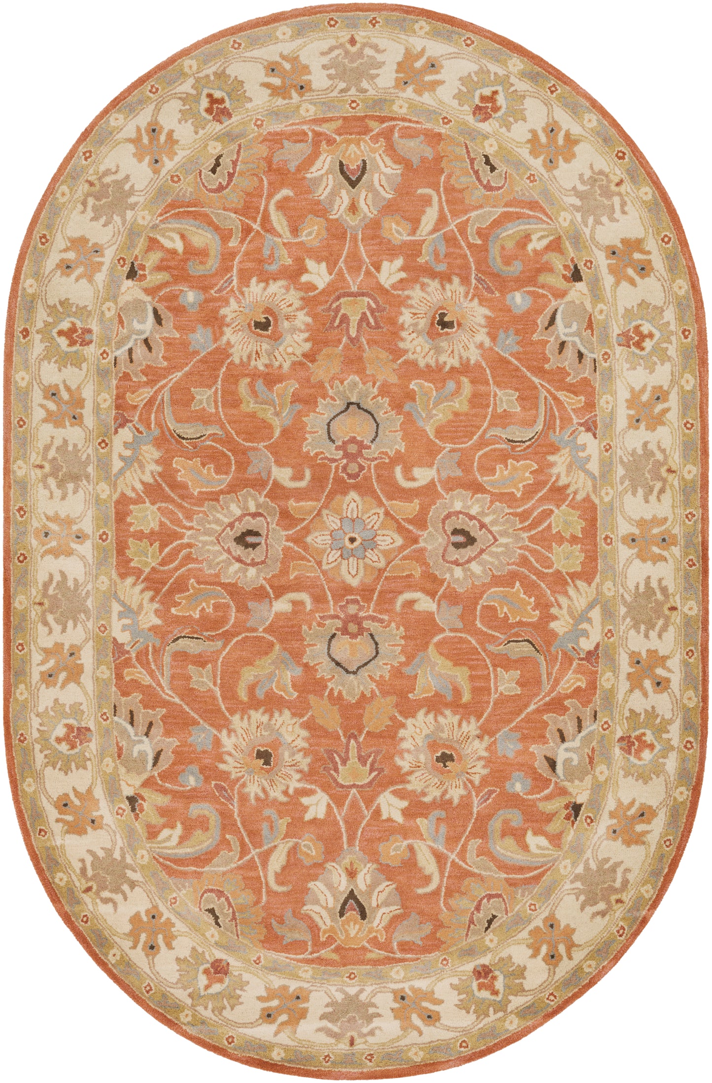 Nobility Ginger Hand-Tufted Rug