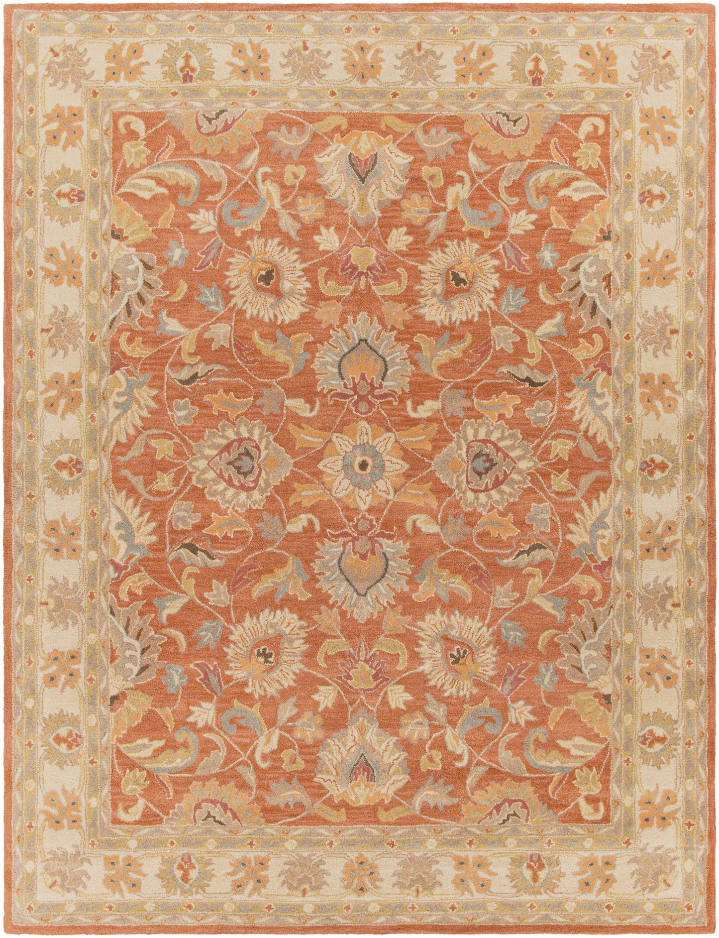 Nobility Ginger Hand-Tufted Rug