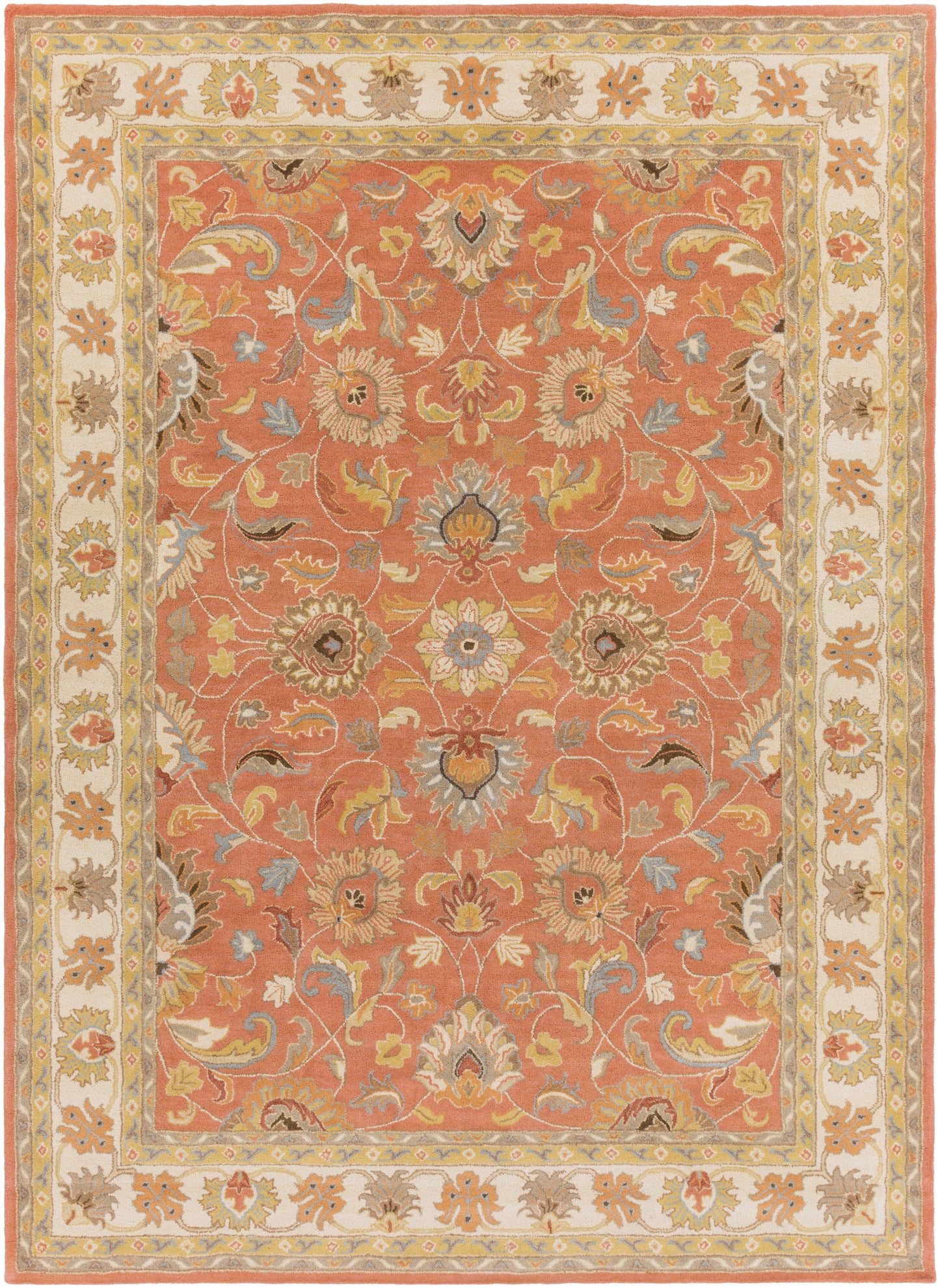 Nobility Ginger Hand-Tufted Rug