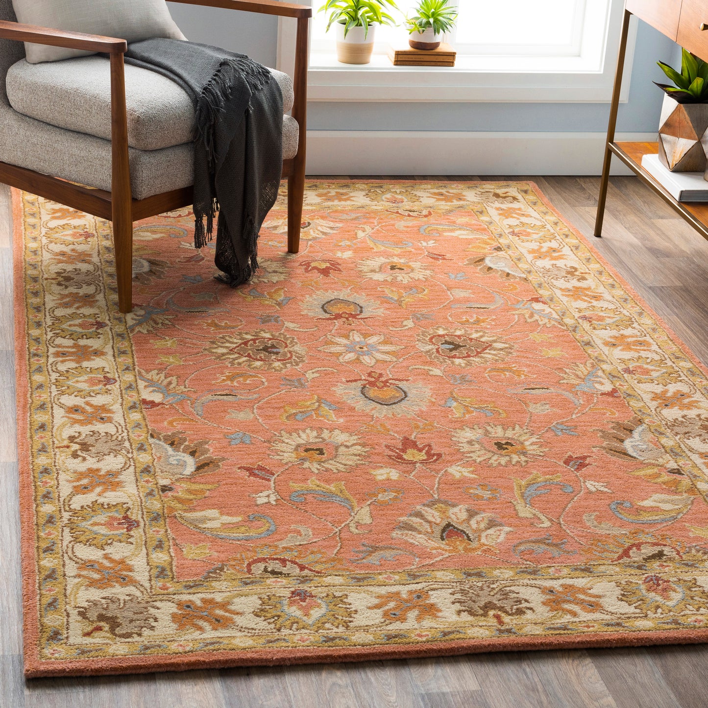 Nobility Ginger Hand-Tufted Rug