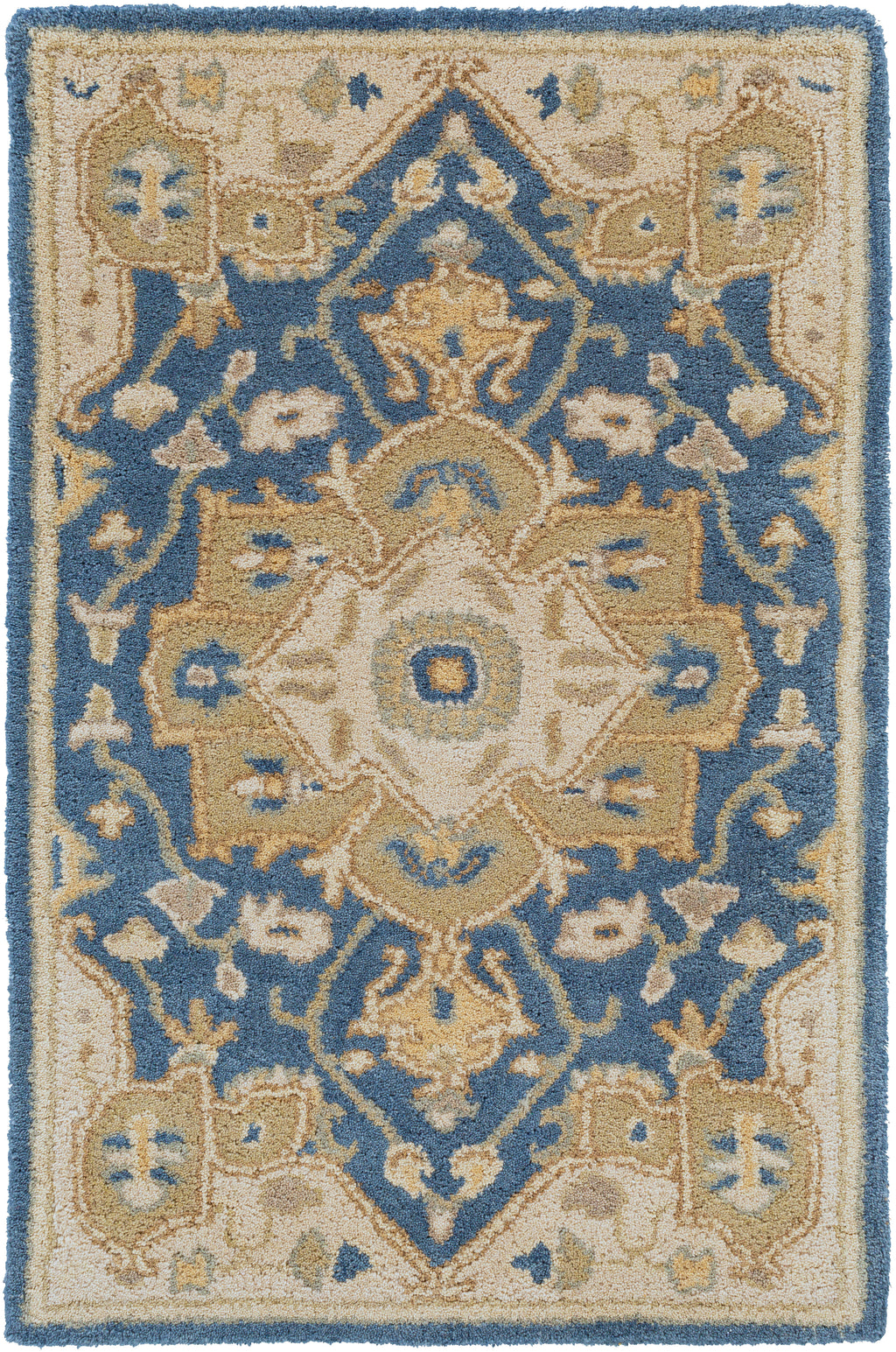 Roman Indigo Hand-Tufted Rug