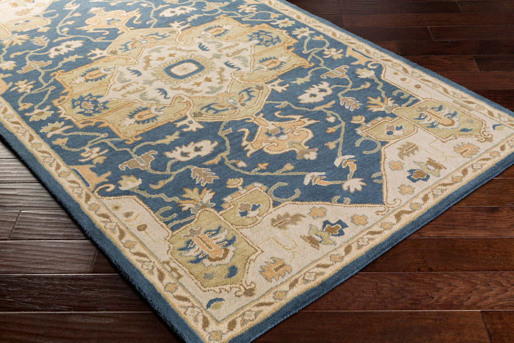 Roman Indigo Hand-Tufted Rug