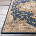 Roman Indigo Hand-Tufted Rug