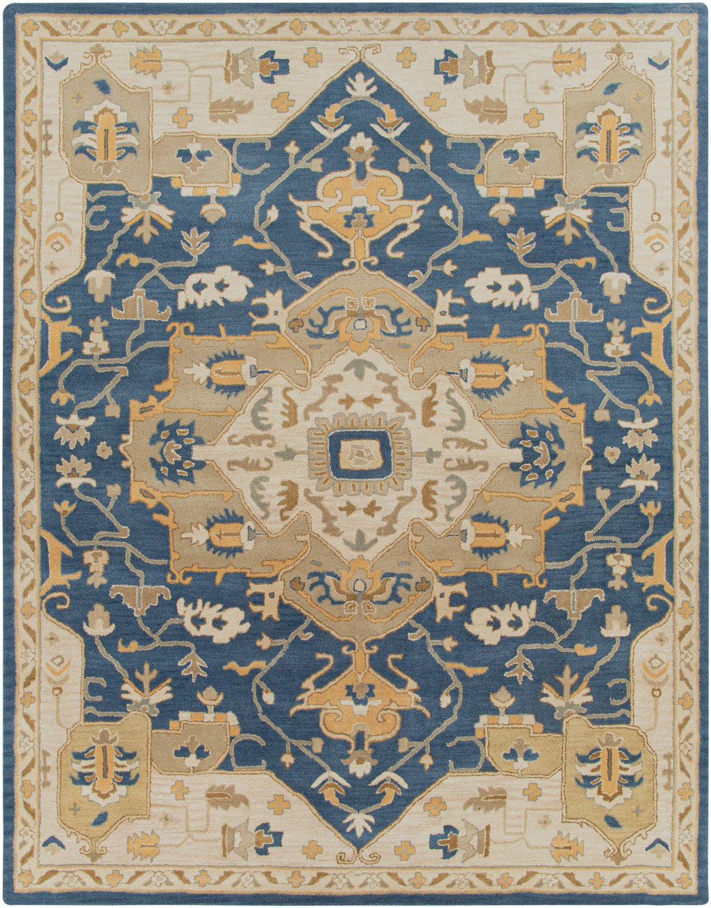 Roman Indigo Hand-Tufted Rug