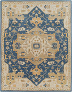 Roman Indigo Hand-Tufted Rug