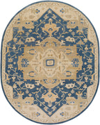 Roman Indigo Hand-Tufted Rug