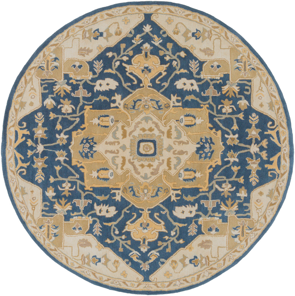 Roman Indigo Hand-Tufted Rug
