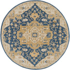 Roman Indigo Hand-Tufted Rug