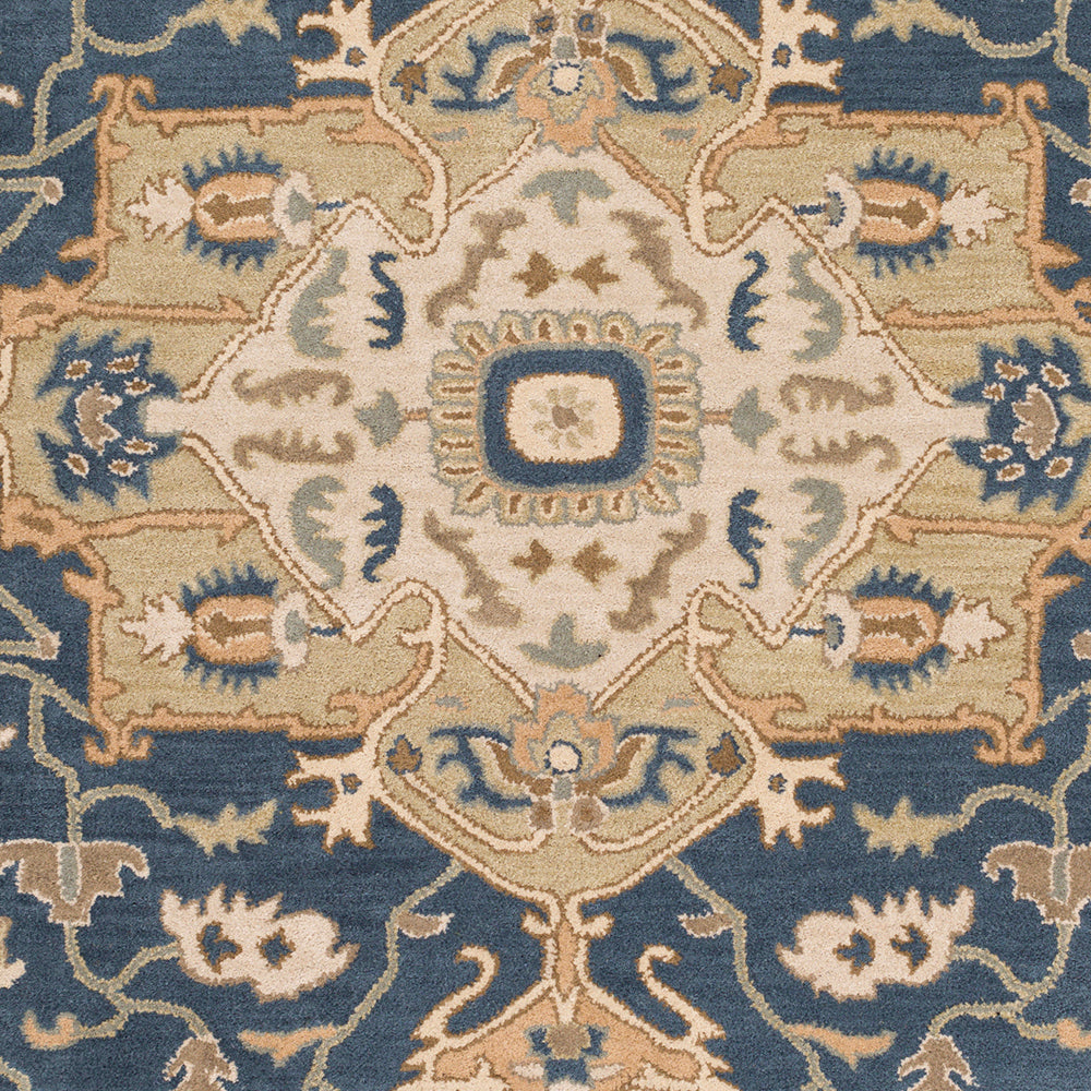 Roman Indigo Hand-Tufted Rug