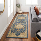 Roman Indigo Hand-Tufted Rug