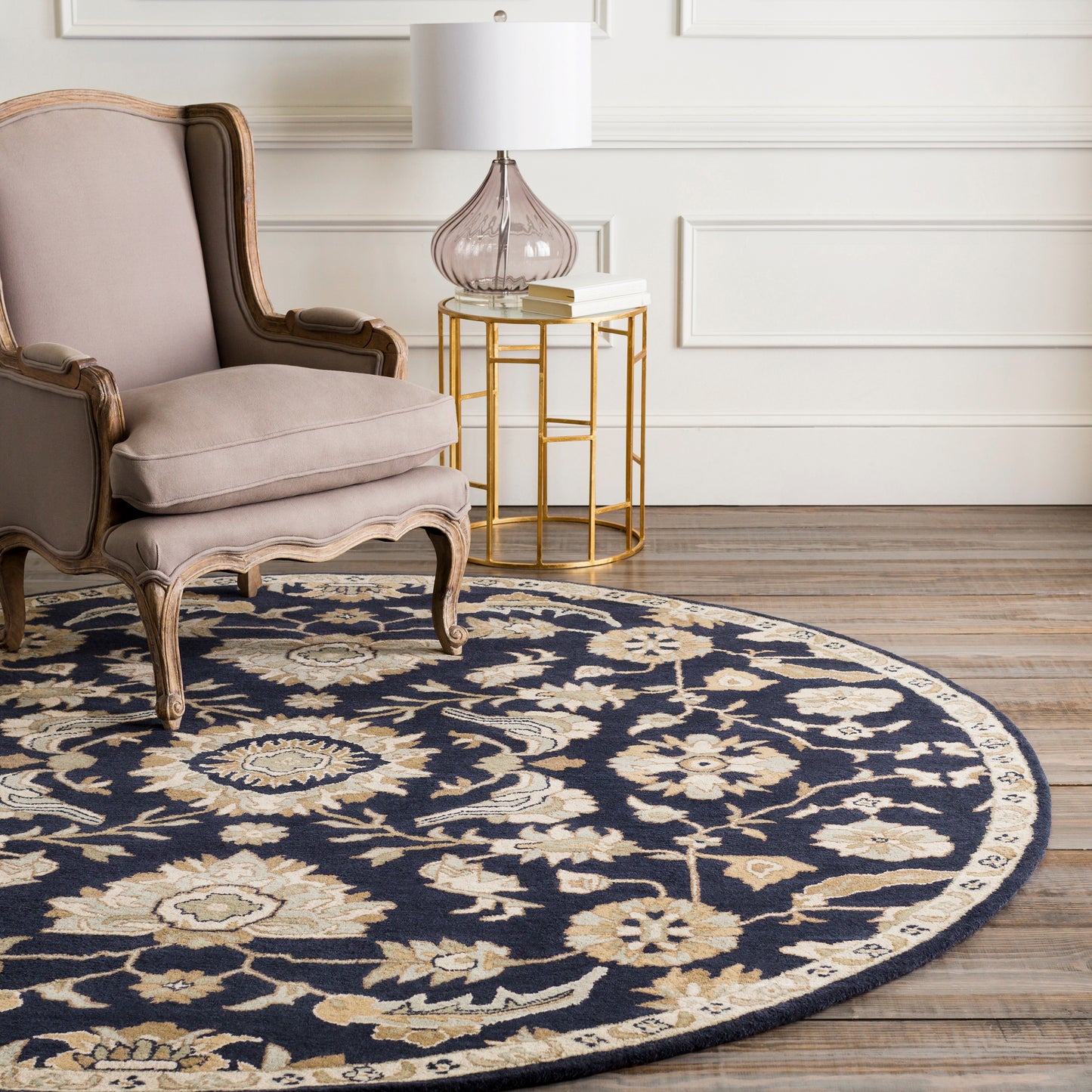 Julian Navy Hand-Tufted Rug