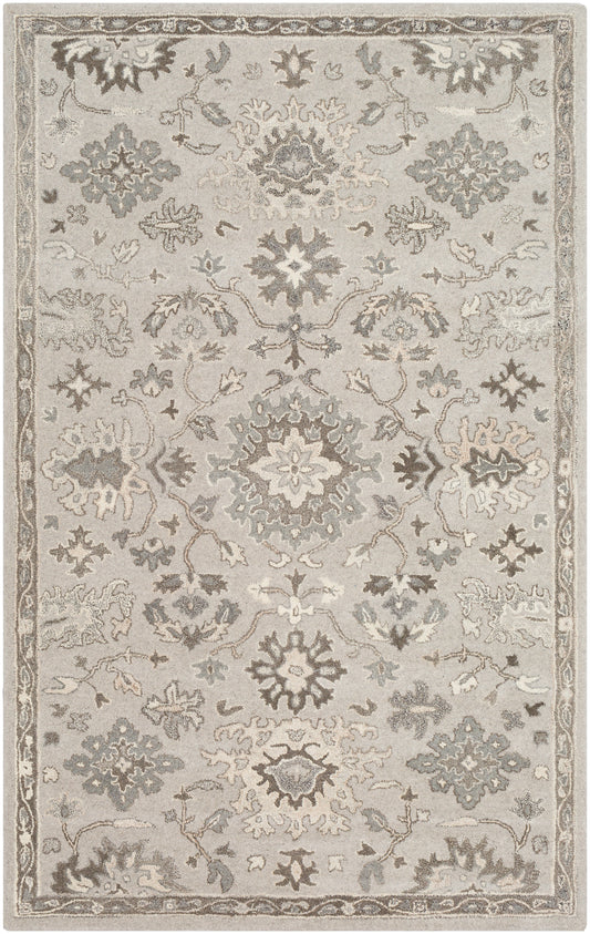 Roman Silver Hand-Tufted Rug