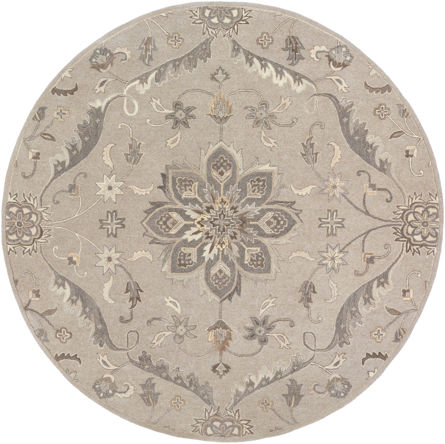 Fiore Graphite Hand-Tufted Rug