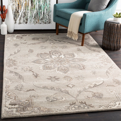 Fiore Graphite Hand-Tufted Rug