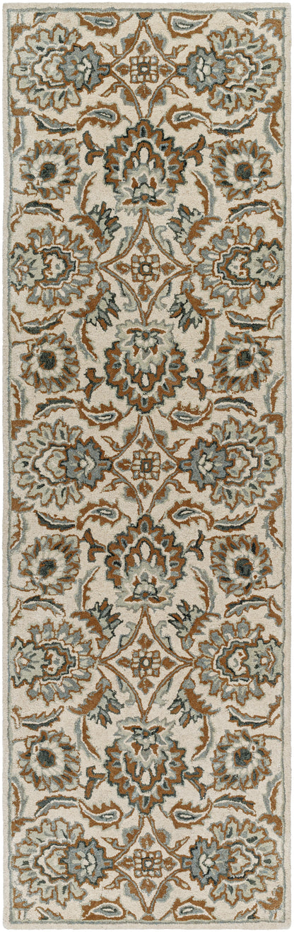 Mediterranean Cream Hand-Tufted Rug