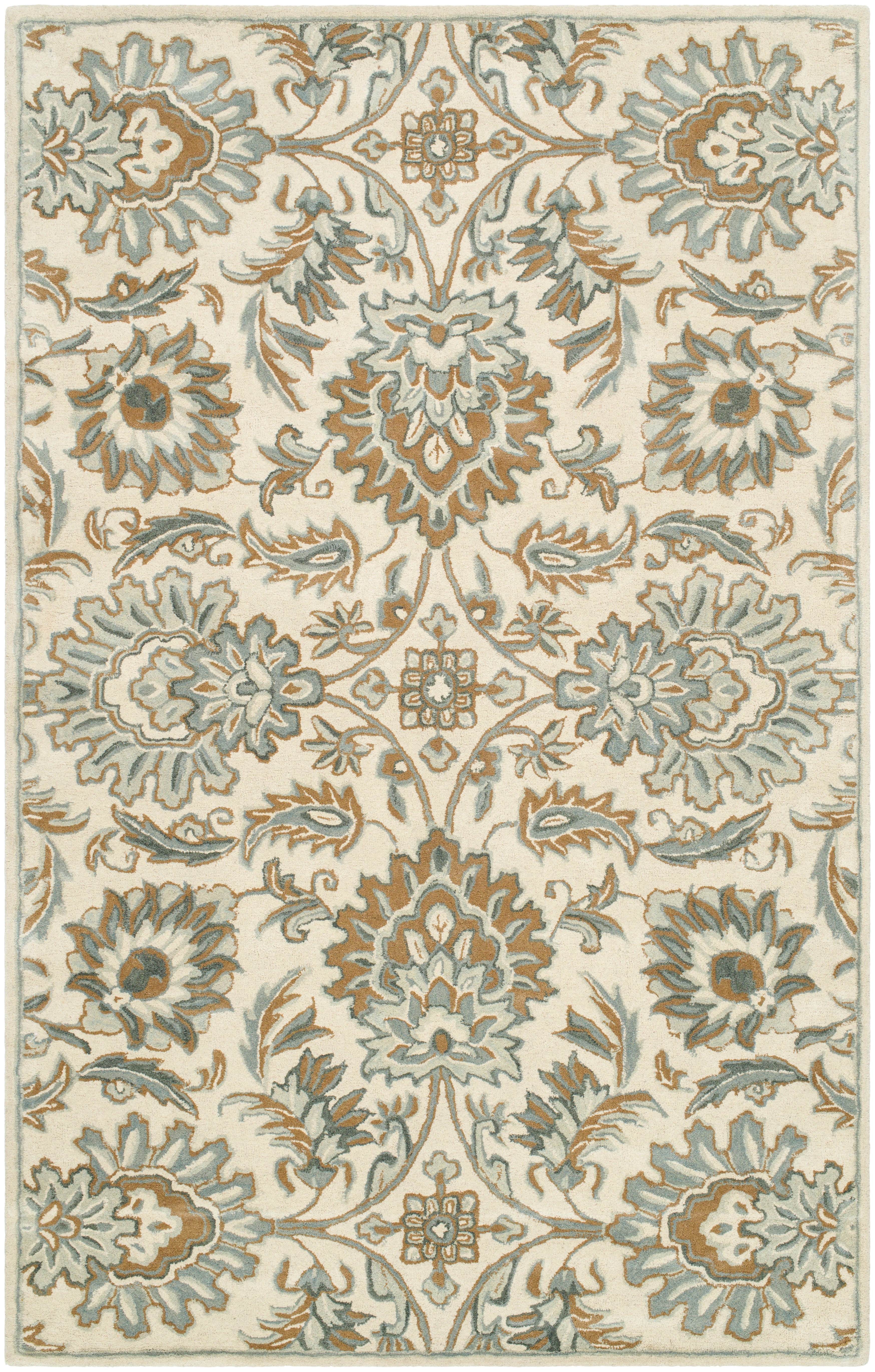 Mediterranean Cream Hand-Tufted Rug
