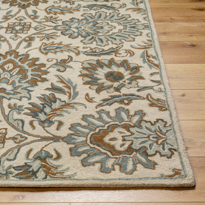 Mediterranean Cream Hand-Tufted Rug