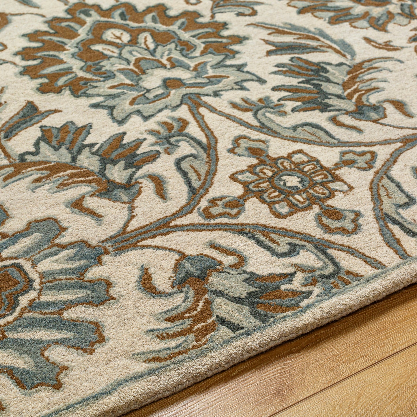 Mediterranean Cream Hand-Tufted Rug