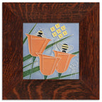 Coming and Going Motawi art tile- 6x6